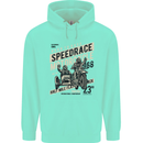 Speedrace Motorcycle Side Car Motorbike Childrens Kids Hoodie Peppermint