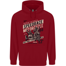 Speedrace Motorcycle Side Car Motorbike Childrens Kids Hoodie Red