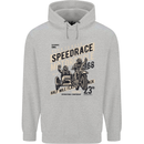 Speedrace Motorcycle Side Car Motorbike Childrens Kids Hoodie Sports Grey
