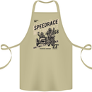 Speedrace Motorcycle Side Car Motorbike Cotton Apron 100% Organic Khaki