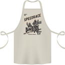 Speedrace Motorcycle Side Car Motorbike Cotton Apron 100% Organic Natural