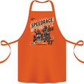 Speedrace Motorcycle Side Car Motorbike Cotton Apron 100% Organic Orange