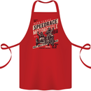 Speedrace Motorcycle Side Car Motorbike Cotton Apron 100% Organic Red