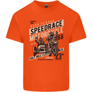 Speedrace Motorcycle Side Car Motorbike Kids T-Shirt Childrens Orange