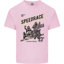 Speedrace Motorcycle Side Car Motorbike Mens Cotton T-Shirt Tee Top Light Pink