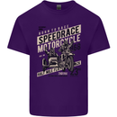 Speedrace Motorcycle Side Car Motorbike Mens Cotton T-Shirt Tee Top Purple