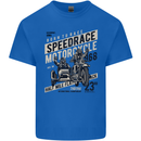 Speedrace Motorcycle Side Car Motorbike Mens Cotton T-Shirt Tee Top Royal Blue