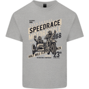 Speedrace Motorcycle Side Car Motorbike Mens Cotton T-Shirt Tee Top Sports Grey