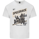 Speedrace Motorcycle Side Car Motorbike Mens Cotton T-Shirt Tee Top White