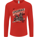 Speedrace Motorcycle Side Car Motorbike Mens Long Sleeve T-Shirt Red