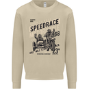 Speedrace Motorcycle Side Car Motorbike Mens Sweatshirt Jumper Sand