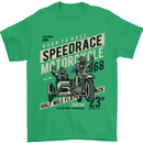 Speedrace Motorcycle Side Car Motorbike Mens T-Shirt 100% Cotton Irish Green