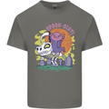 Spookolotl Funny Halloween Axolotl Grim Reaper Mens Cotton T-Shirt Tee Top Charcoal