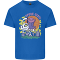 Spookolotl Funny Halloween Axolotl Grim Reaper Mens Cotton T-Shirt Tee Top Royal Blue