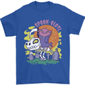 Spookolotl Funny Halloween Axolotl Grim Reaper Mens T-Shirt 100% Cotton Royal Blue