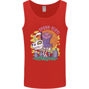 Spookolotl Funny Halloween Axolotl Grim Reaper Mens Vest Tank Top Red