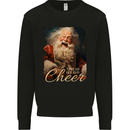 Spread Holiday Cheer Christmas Santa Xmas Kids Sweatshirt Jumper Black