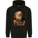 Spread Holiday Cheer Christmas Santa Xmas Mens 80% Cotton Hoodie Black