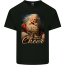 Spread Holiday Cheer Christmas Santa Xmas Mens Cotton T-Shirt Tee Top Black
