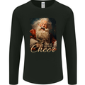 Spread Holiday Cheer Christmas Santa Xmas Mens Long Sleeve T-Shirt Black