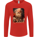 Spread Holiday Cheer Christmas Santa Xmas Mens Long Sleeve T-Shirt Red