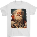 Spread Holiday Cheer Christmas Santa Xmas Mens T-Shirt 100% Cotton White