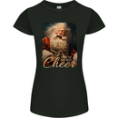 Spread Holiday Cheer Christmas Santa Xmas Womens Petite Cut T-Shirt Black