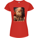 Spread Holiday Cheer Christmas Santa Xmas Womens Petite Cut T-Shirt Red