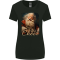 Spread Holiday Cheer Christmas Santa Xmas Womens Wider Cut T-Shirt Black
