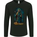 St Cyprian Saint Mens Long Sleeve T-Shirt Black