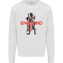 St Georges Day Knights Templar England Flag Kids Sweatshirt Jumper White