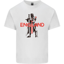 St Georges Day Knights Templar England Flag Kids T-Shirt Childrens White