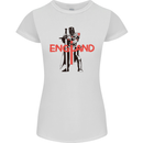 St Georges Day Knights Templar England Flag Womens Petite Cut T-Shirt White