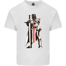 St Georges Day Knights Templar Sword Kids T-Shirt Childrens White