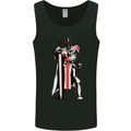 St Georges Day Knights Templar Sword Mens Vest Tank Top Black