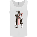 St Georges Day Knights Templar Sword Mens Vest Tank Top White