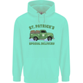 St Patricks Beer Delivery Funny Alcohol Guiness Childrens Kids Hoodie Peppermint
