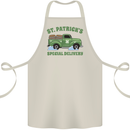 St Patricks Beer Delivery Funny Alcohol Guiness Cotton Apron 100% Organic Natural