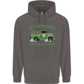 St Patricks Beer Delivery Funny Alcohol Guiness Mens 80% Cotton Hoodie Charcoal