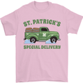 St Patricks Beer Delivery Funny Alcohol Guiness Mens T-Shirt 100% Cotton Light Pink