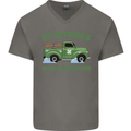 St Patricks Beer Delivery Funny Alcohol Guiness Mens V-Neck Cotton T-Shirt Charcoal