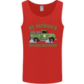 St Patricks Beer Delivery Funny Alcohol Guiness Mens Vest Tank Top Red