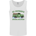 St Patricks Beer Delivery Funny Alcohol Guiness Mens Vest Tank Top White