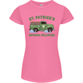 St Patricks Beer Delivery Funny Alcohol Guiness Womens Petite Cut T-Shirt Azalea
