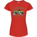 St Patricks Beer Delivery Funny Alcohol Guiness Womens Petite Cut T-Shirt Red