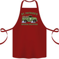 St Patricks Beer Delivery Funny Alcohol Guinness Cotton Apron 100% Organic Maroon