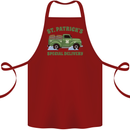 St Patricks Beer Delivery Funny Alcohol Guinness Cotton Apron 100% Organic Maroon