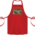 St Patricks Beer Delivery Funny Alcohol Guinness Cotton Apron 100% Organic Red