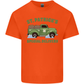 St Patricks Beer Delivery Funny Alcohol Guinness Kids T-Shirt Childrens Orange