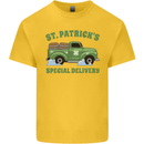 St Patricks Beer Delivery Funny Alcohol Guinness Kids T-Shirt Childrens Yellow